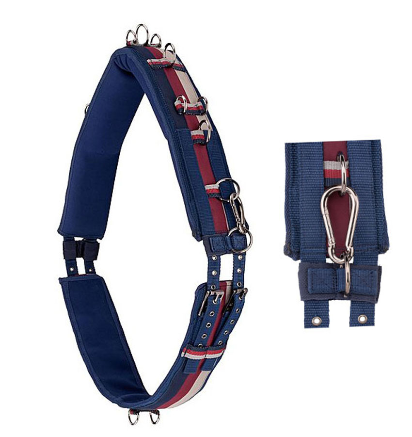 Neoprene Safty Lunge girth two tone colour