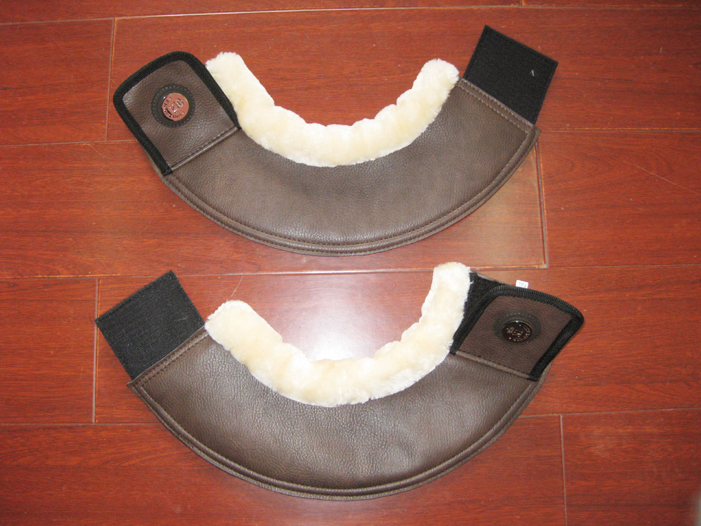 Synthetic leather Bell boot with top quality sheepskin like liner