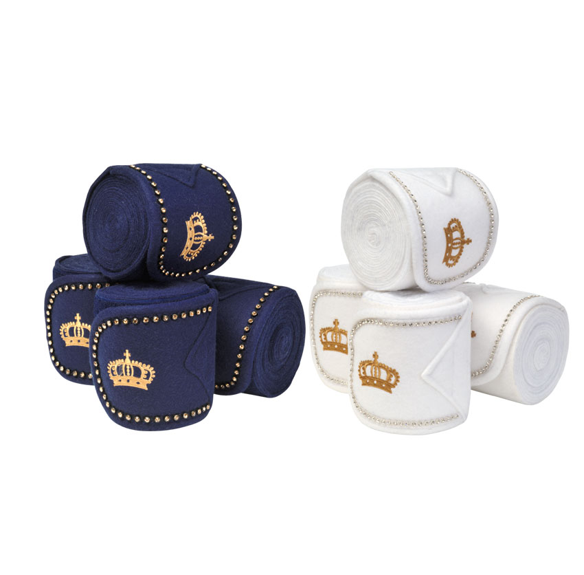 Polo fleece bandage with crystal