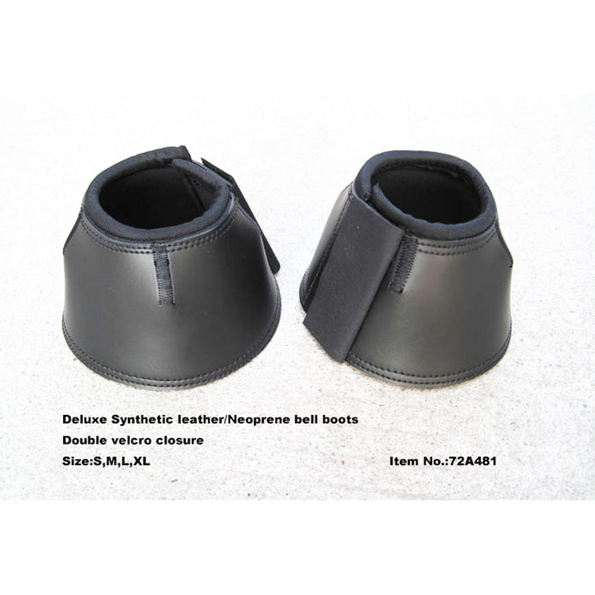 Deluxe Synthetic leather bell boots