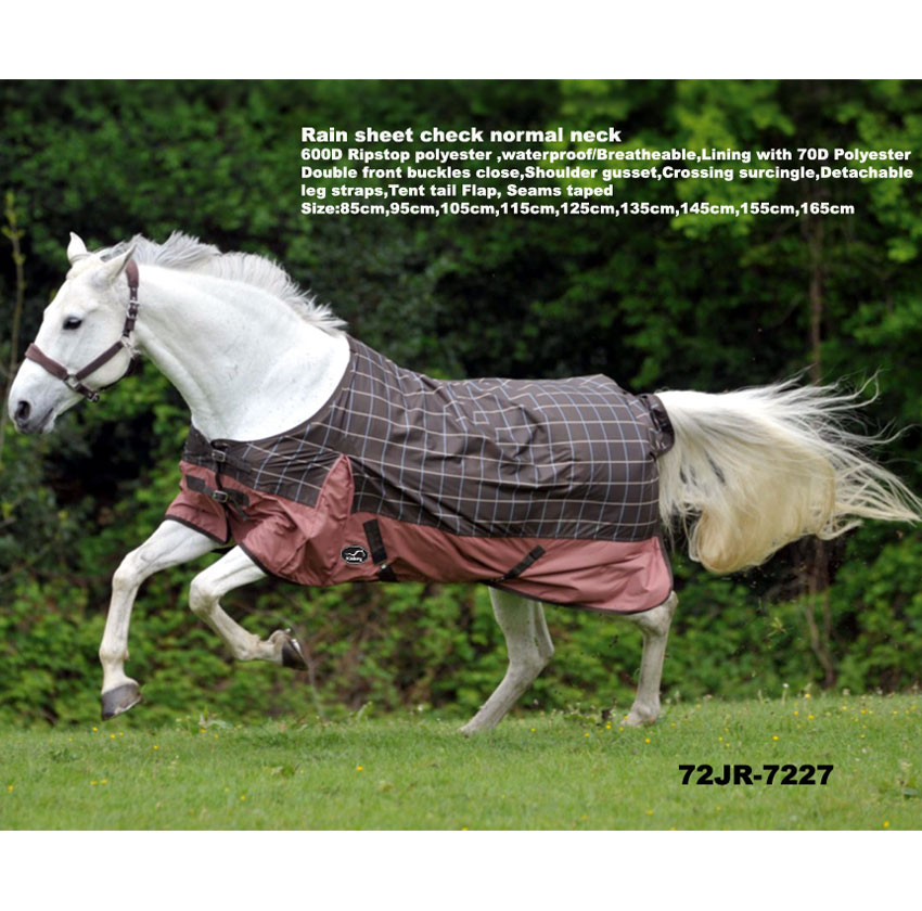 600D Ripstop Rain Sheet Check normal neck